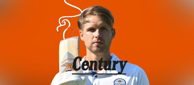 Matt Critchley Century (PhoenixMedia Image Created from a Photo by Nathan Stirk/Getty Images).